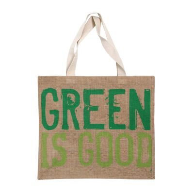 Green Is Good Shopping Bag
