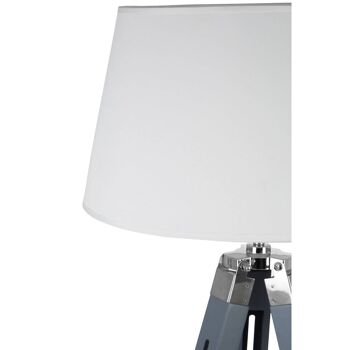 Lampadaire Trépied Bailey Gris - 144cm 3