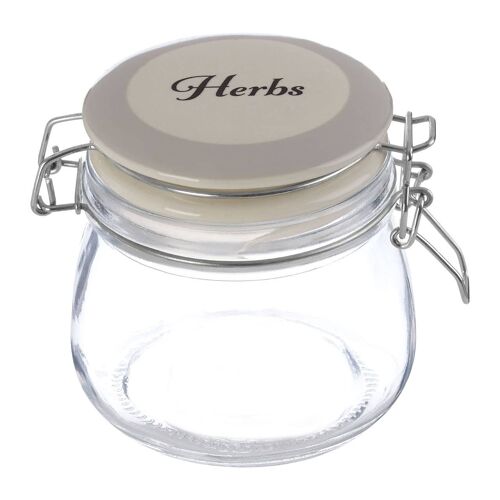 Grocer Herbs Storage Jar