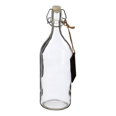 Grocer Storage Bottle with Pine Wood Lid