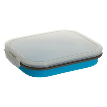 Boîte à lunch pliable bleue Grub Tub 1