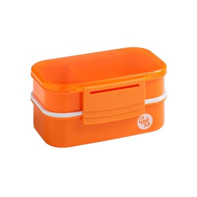 Grub Tub Orange Lunch Box