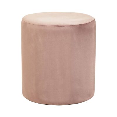 Haley Dusky Pink Round Stool