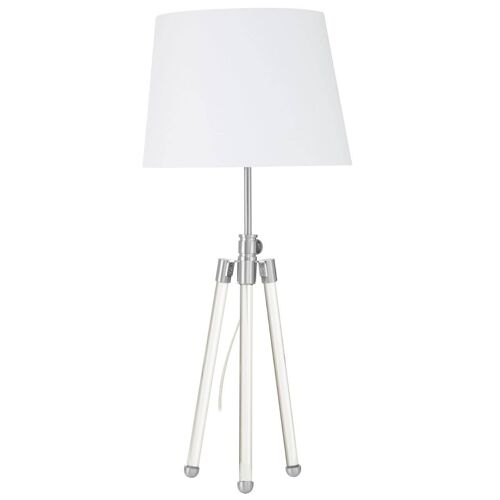 Halia Nickel Finish Table Lamp