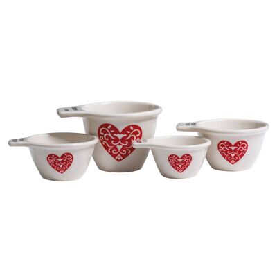 Heart Measuring Cups - Set of 4