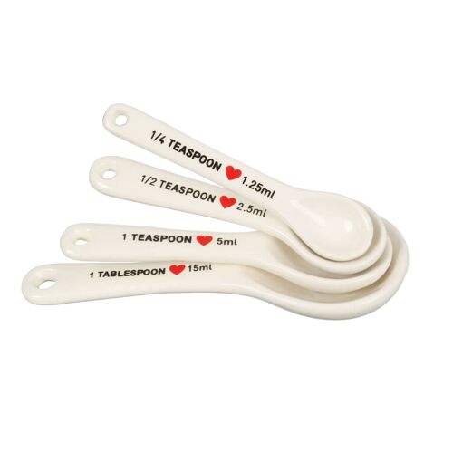 Heart Measuring Spoons - Set of 4