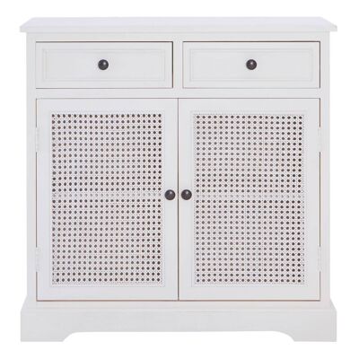 Heritage 2 Doors / 2 Drawers White Sideboard