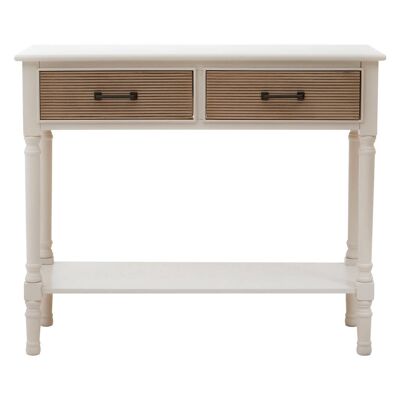 Heritage 2 Drawers Pearl White Console Table