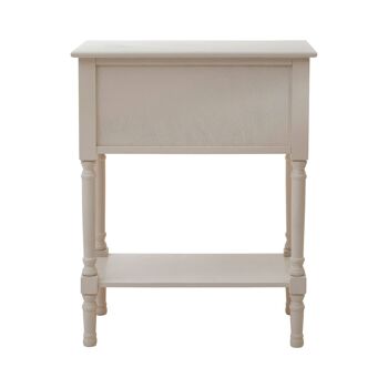 Table Console Heritage 3 Tiroirs Blanc Perle 5