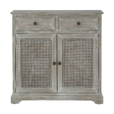 Heritage Door / 2 Drawer Slate Grey Cabinet