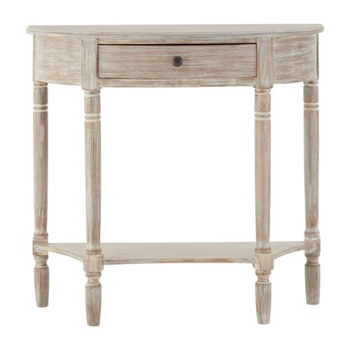 Heritage Half Moon 1 Drawer Console Table