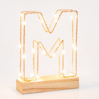 Letter Light - M