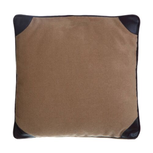 Heritage Leather Effect Texture Cushion