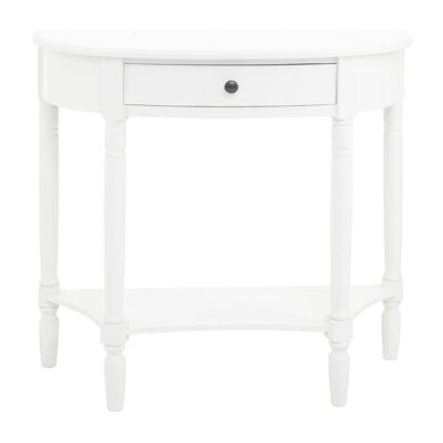 Heritage Semi-Circle Console Table with Drawer