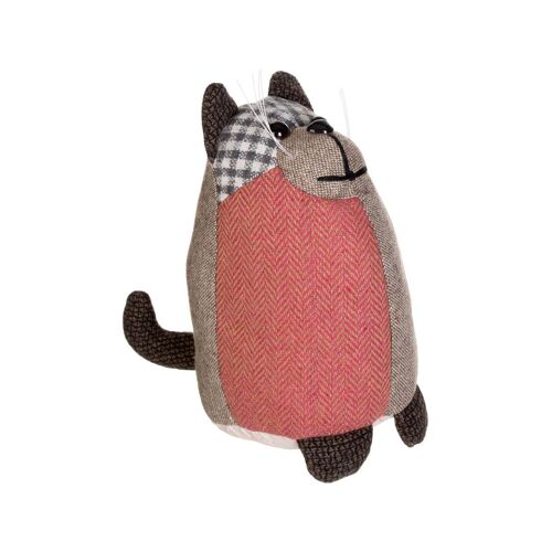 Heritage Small Brown Cat Door Stop