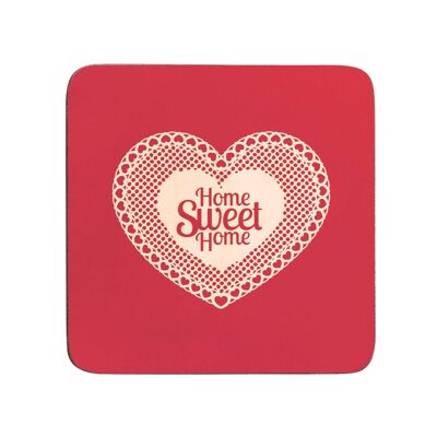 Home Sweet Home Coasters Cork - Set of 4