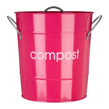 Bac à compost rose vif 1