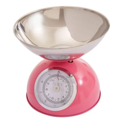 Hot Pink Kitchen Scale with Large Bowl