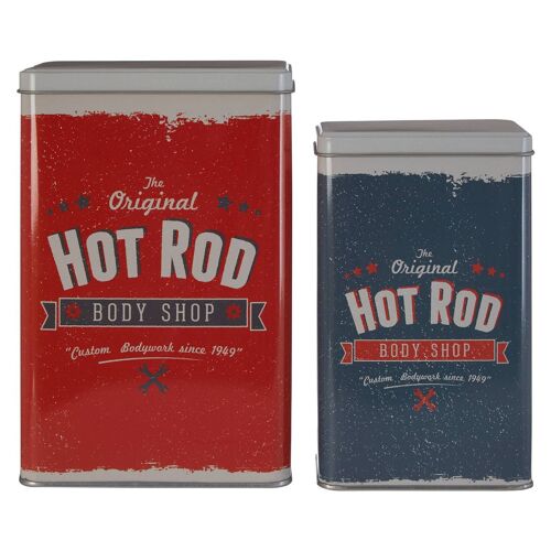Hot Rod Storage Canisters - Set of 2