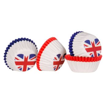 I Love UK 100pcs Mini caissettes à cupcakes 3
