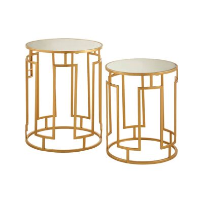 Interiors by Premier Avantis Set of 2 Side Tables