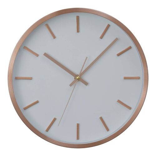 Interiors by Premier Elko Large 3D Effect Copper Wall Clock