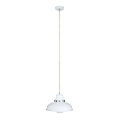Lámpara colgante Jasper Blanco y Cromo