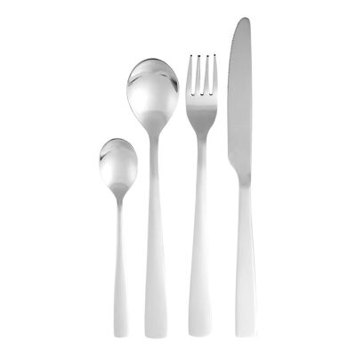 Jewel 24pc Silver Finish Cutlery Set