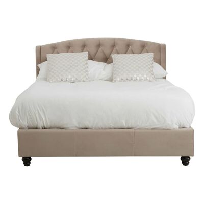 Josephine Brushed Velvet Double Bed