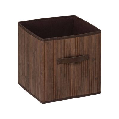 Kankyo Dark Brown Bamboo Storage Box