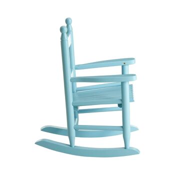 Fauteuil à bascule bleu pour enfants 4