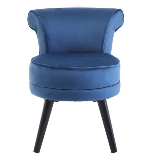 Kids Loretta Midnight Velvet Chair