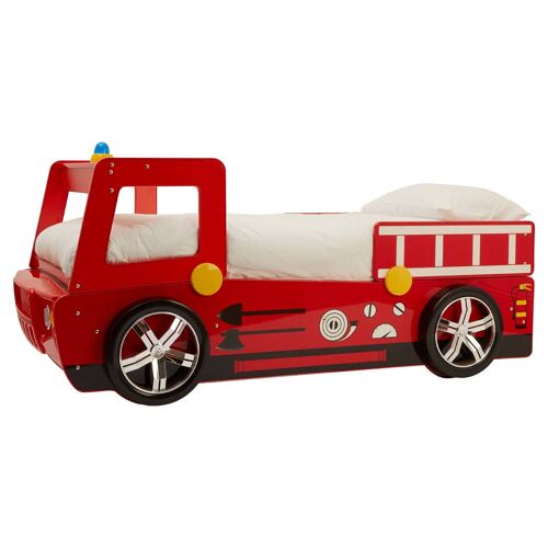 Kids Red Fire Engine Bed