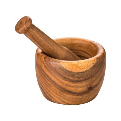 Kora Mortar And Tapered Handle Pestle Set