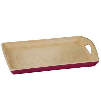 Kyoto Raspberry Rectangular Serving Tray