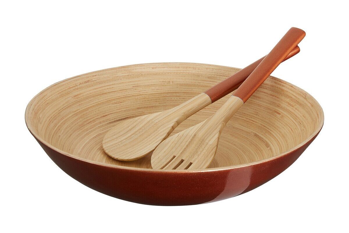 Kyoto Salatbesteck aus Roségold