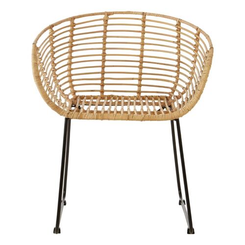 Lagom Natural Rattan Rounded Chair