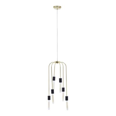 Lagona 6 Bulb Gold Finish Pendant Light