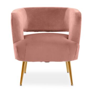 Chaise rose Larissa 6