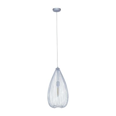 Lavis Teardrop Silver Pendant Light