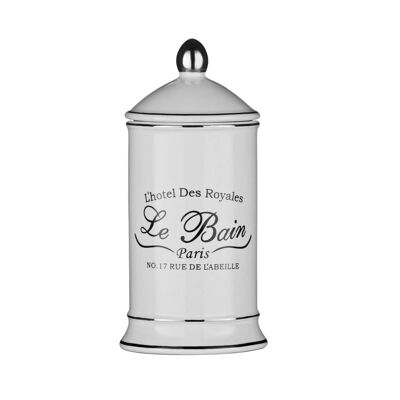 Le Bain Cotton Bud Jar