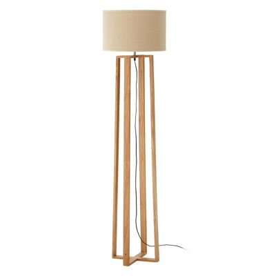 Lea Wooden Floor Lamp