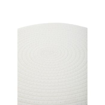 Tabouret en corde de coton blanc Lentigo 5