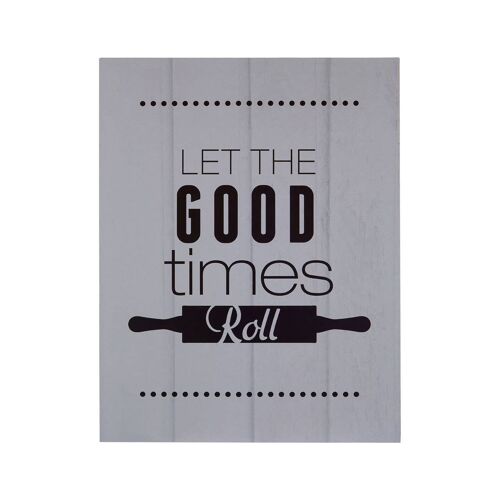 Let The Good Times Roll Wall Plaque