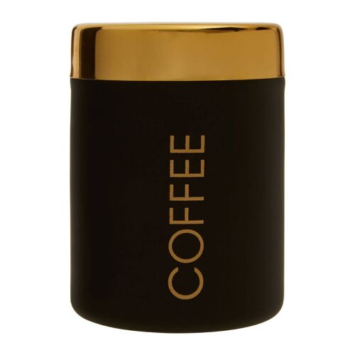 Liberty Black Enamel Coffee Canister