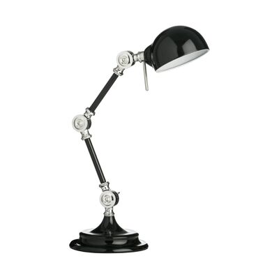 Library Black Adjustable Table Lamp