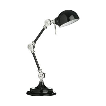 Lampe de table réglable noire Library 2