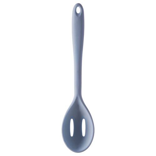 Light Blue Zing Silicone Slotted Spoon