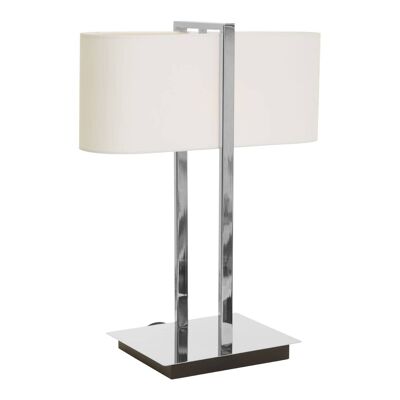 Lámpara de mesa Lilian con acabado cromado
