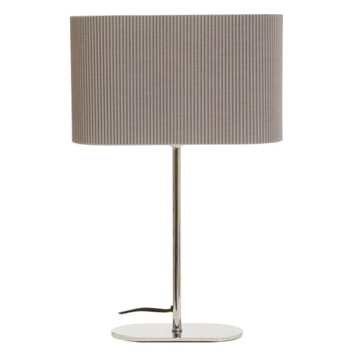Lilian Shiny Silver Table Lamp